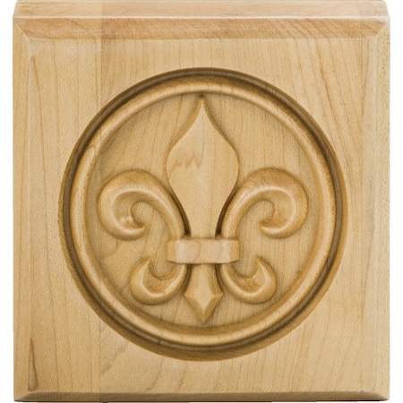 Hardware Resources Oak, 3-1/2" H, 3-1/2" W, Unfinished FDLROS2OK